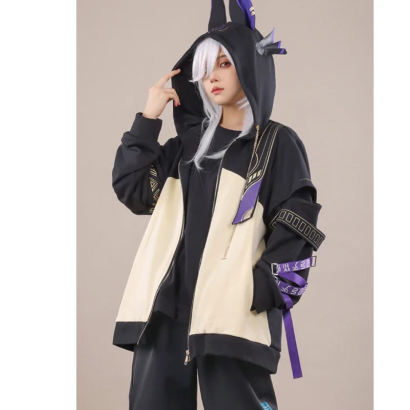 Game Genshin Impact Cyno Cosplay Anime Costume Unisex Daily Sweatshirts Hoodie Men Fashion Hooded Jacket Coat Plus Size Dropship