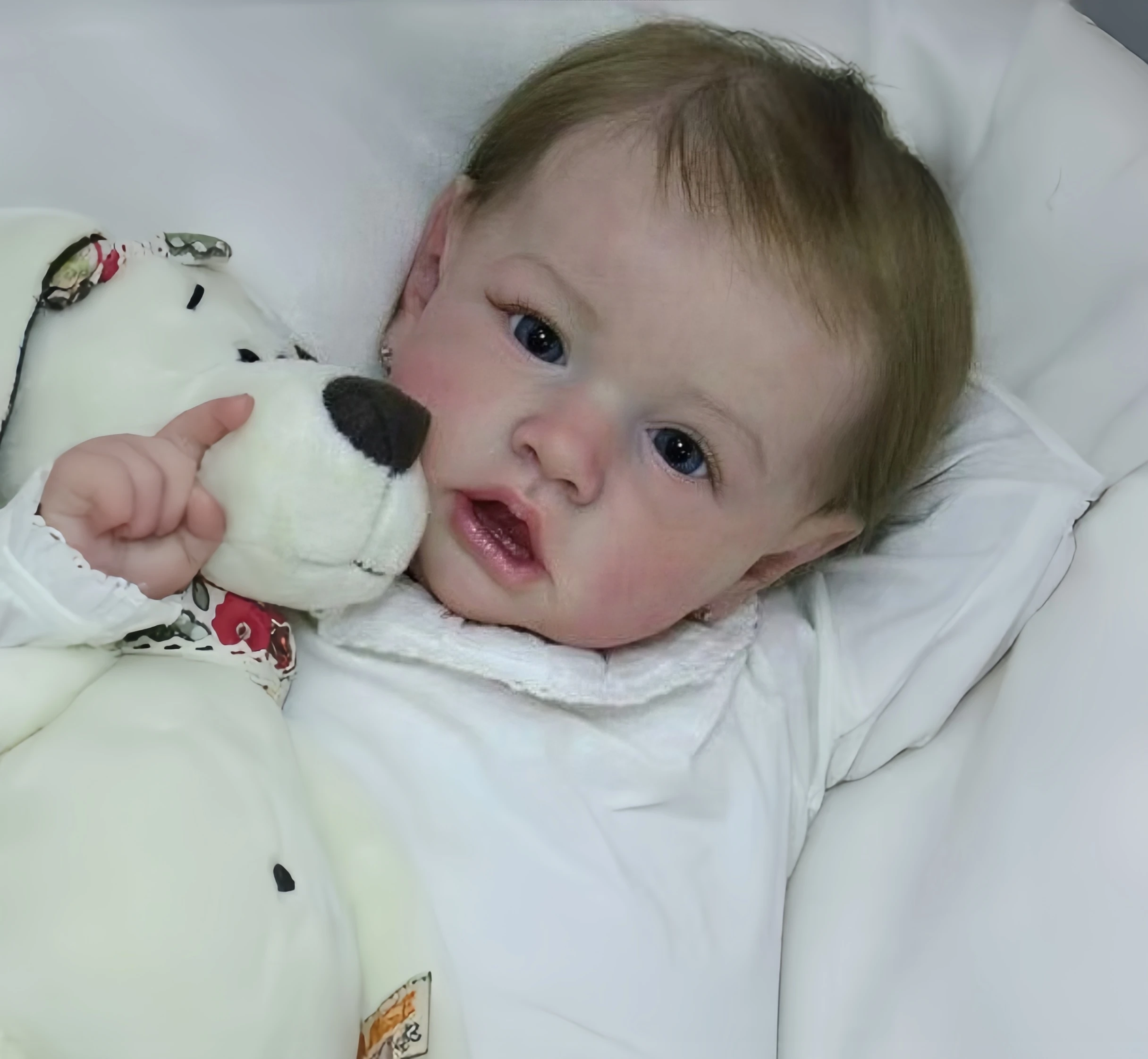 

Cokela 55CM/22inch Newborn Baby Lifelike Real Soft Touch Collectible Art Dolls silicone baby doll real baby