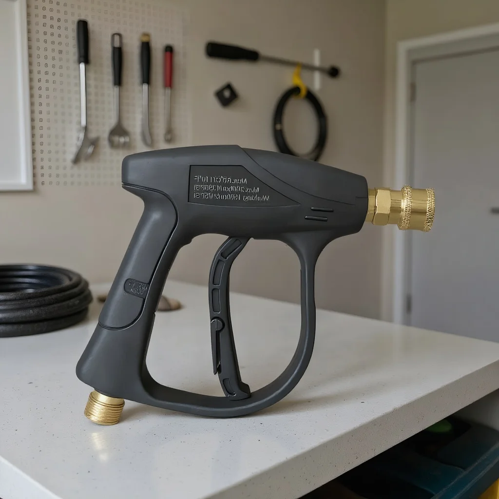 

Мойка высокого давления с веерным распылением, пистолет для мойки автомобилей с алюминиевым сердечником, быстросъемное соединение, пять цветов, насадка для автомойки