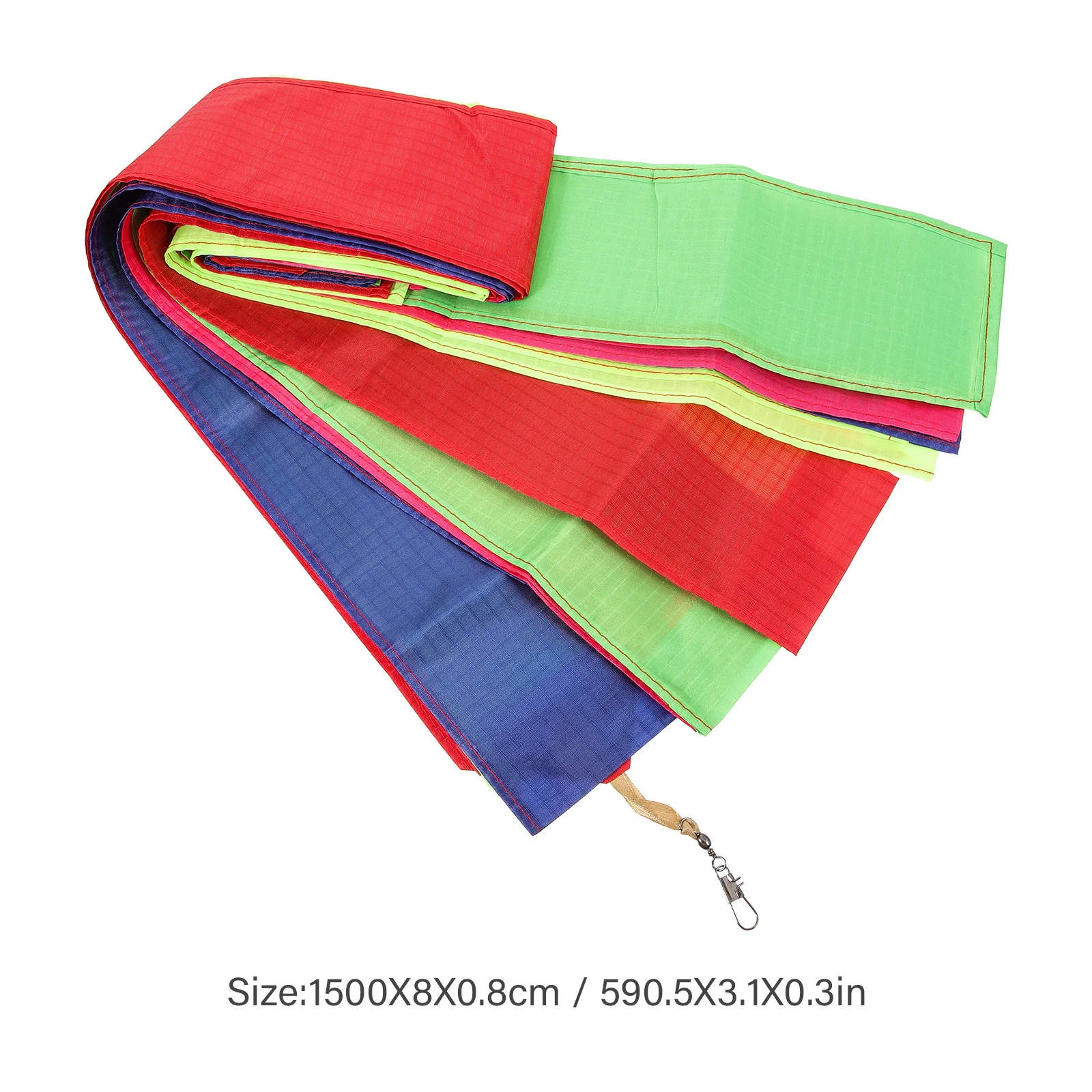 Langlebiger, bunter Drachenschwanz-Verbindungshaken mit langem Schwanz, einfach anzubringen, stabiler Flug-Streamer, Outdoor-Drachendekoration, Nylontuch