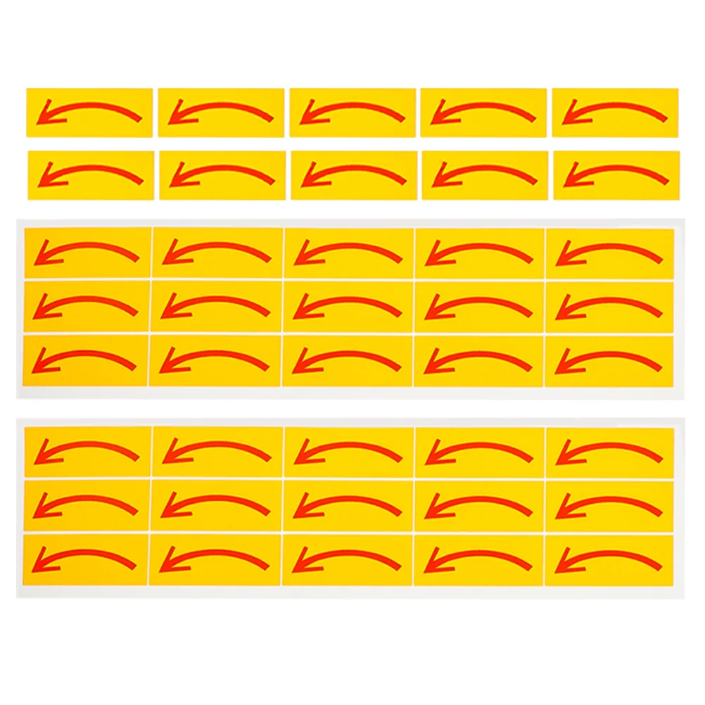 

40Pcs Direction Indicator Labels Strong Adhesive Waterproof Directional Arrow Stickers for Factory Warehouse Safety Signs