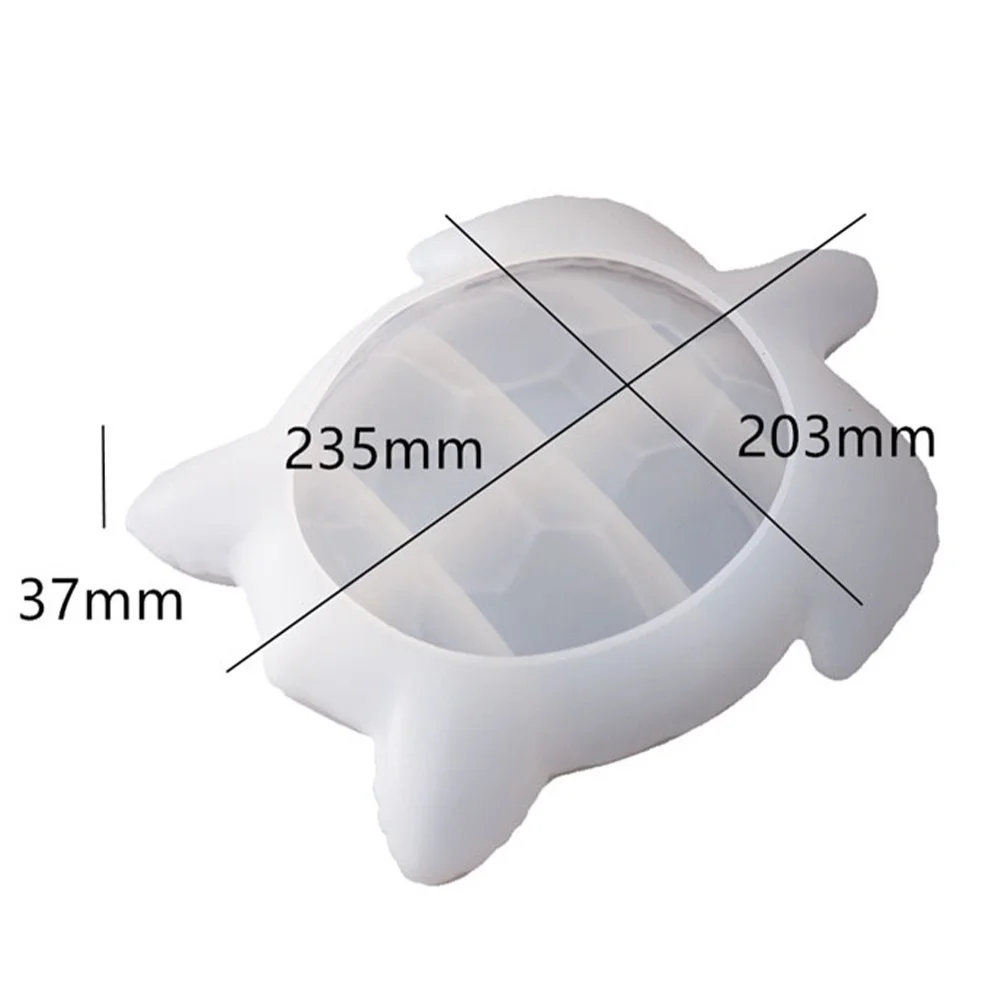 

1 шт. силиконовая форма «сделай сам», кристаллическая эпоксидная форма для подноса в виде черепахи, креативный инструмент для изготовления тарелок для хранения, аксессуары «сделай сам», силиконовая форма для пластины