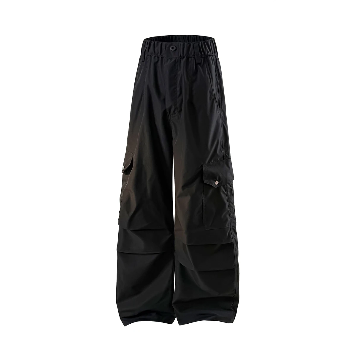 Pantalones informales 2025, nuevos pantalones de primavera, pantalones de paracaídas rectos sueltos, pantalones estilo Hong Kong, pantalones de trabajo con múltiples bolsillos para hombres