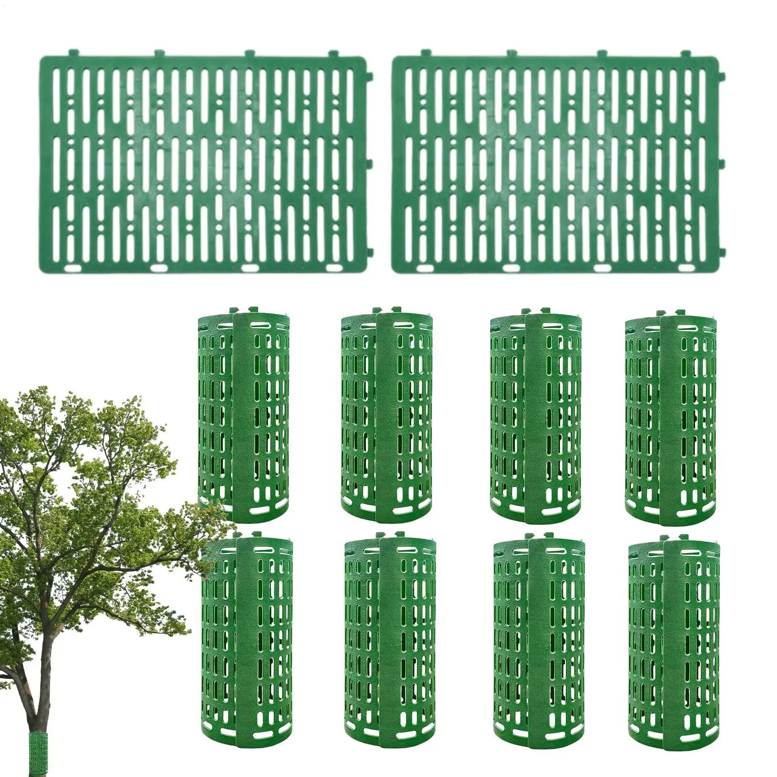 

Tree Trunk Protector 10 Pieces Tree Trunk Protection Wrap Breathable Weather-resistant Plant Protection Guard Protective