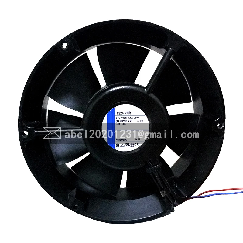 BRAND NEW ORIGINAL 6224NHR 6224 NHR DC 24V 26W COOLING FAN 17251 17CM 172*172*51 MM