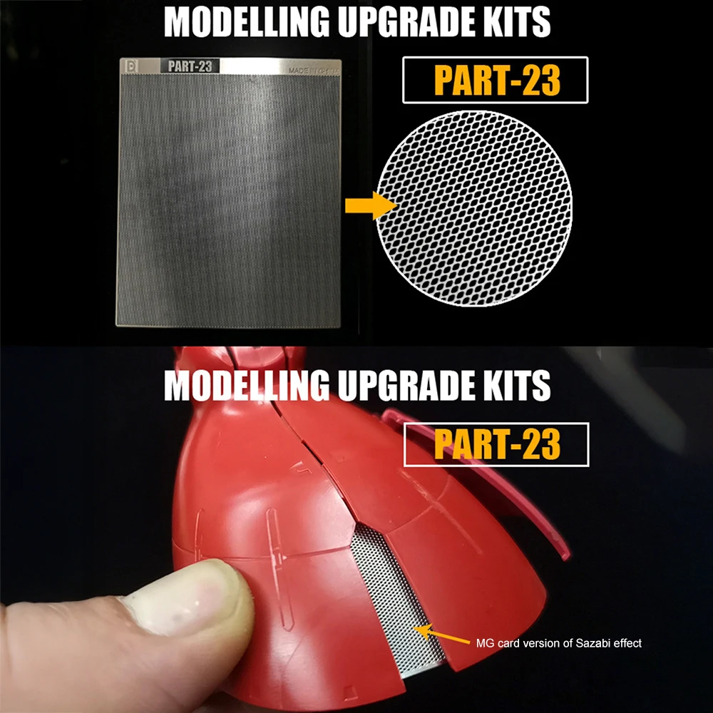 Photo-Etched Radiator Mesh/Grill Diamond/Honeycomb/Hexagon/Octagon/Rectangle Cells For Modeling Detailing Tool Universal Fit - view 5