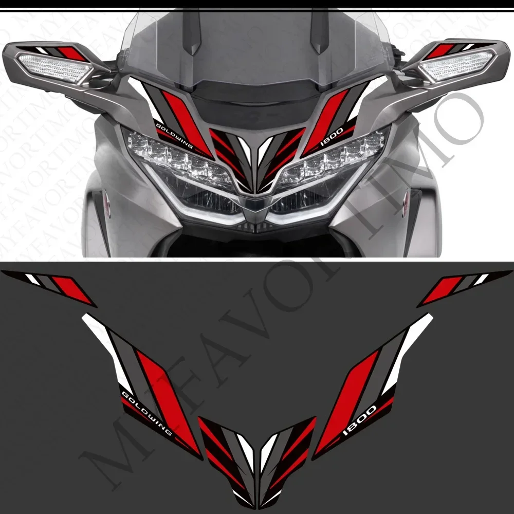 

Tour Wheel Protector Tank Pad Decals 2018 -2024 For Honda Goldwing Gold wing GL1800 F6B