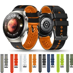 22mm Wristband Strap For HUAWEI Watch GT 3 2 Pro 46mm Buds Watch 4 Pro Silicone Band Huawei GT2 GT3 46mm Watchband Bracelet Belt