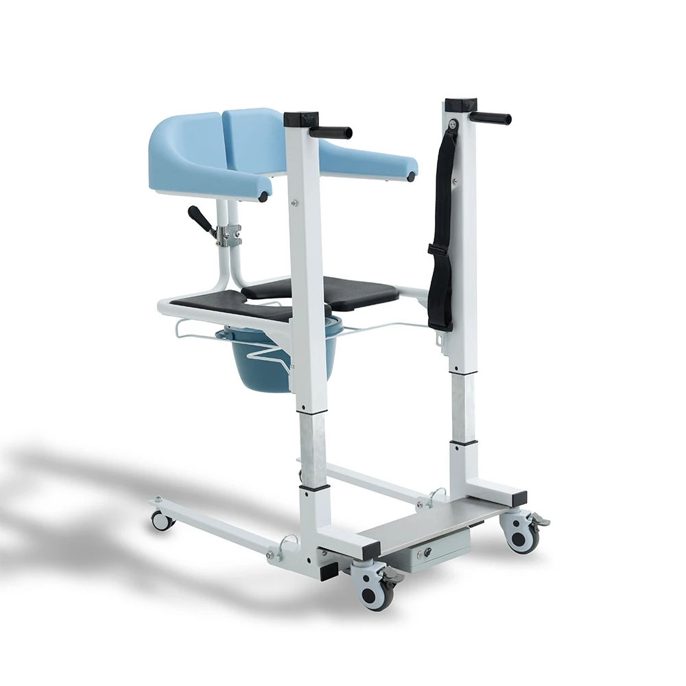 

Aralysis Disability Patient Transfer Chair Lifting Nursing Shift Portable Folding Rollator Rolling Chair Can Sit and dow