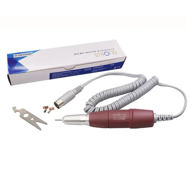 Dental Electric Nail Art Drill Pen Nail Art Machine Polishing Handle Dental Lab Micromotor Handpiece Manicure Pedicure Tool view 6