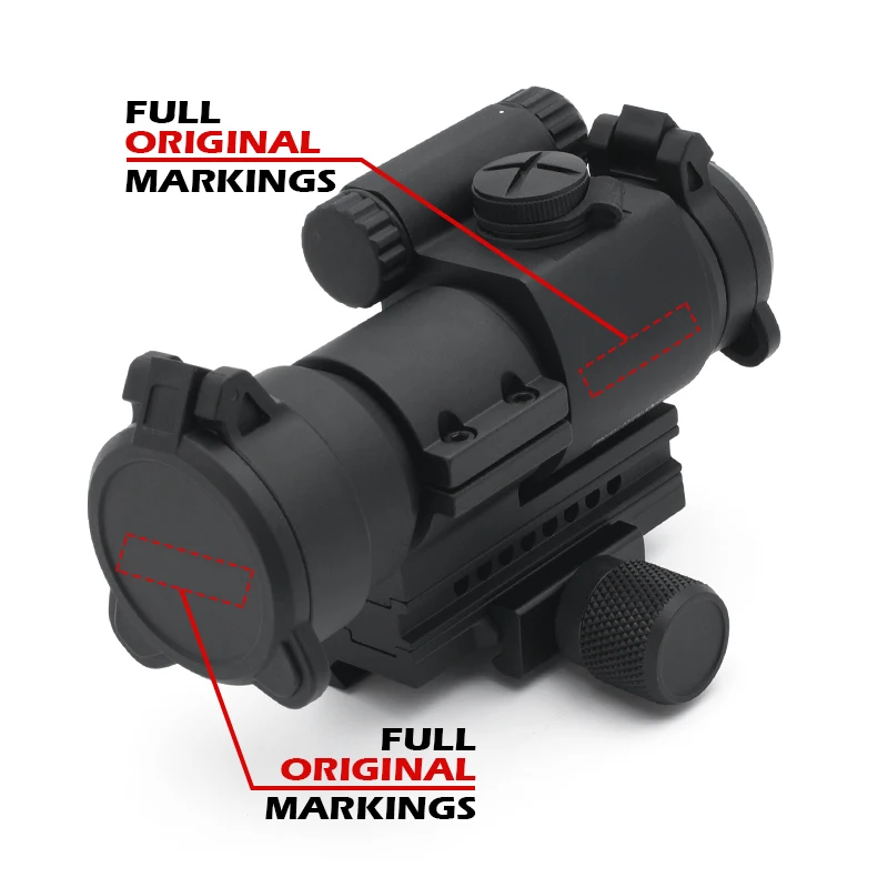 2023 Tactical New 2MOA Patrol Rifle Optic PRO Red Dot Reflex Sight with QRP2 Mount and Spacer with Full Orginal Markings