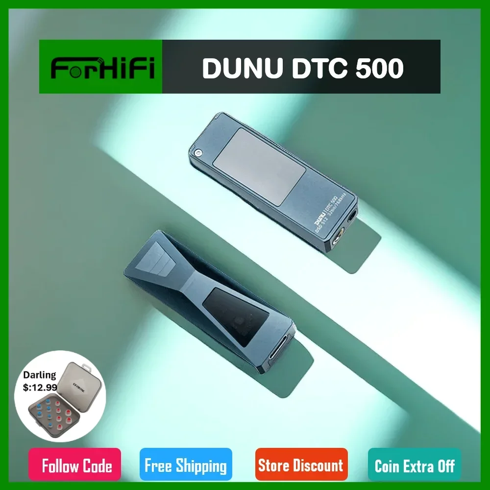 

DUNU DTC 500 DTC500 Портативный усилитель для наушников USB ЦАП AMP ES9038Q2M Чип Type-C на выход 3,5/4,4 мм DSD512 PCM 32 бит/768 кГц