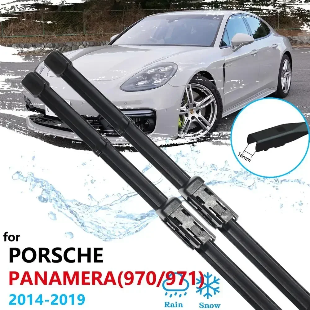 For Porsche Panamera 970 971 2014 2015 2016 2017 2018 2019 Front Windscreen Windshield Wipers Car Accessories Car Wiper Blades