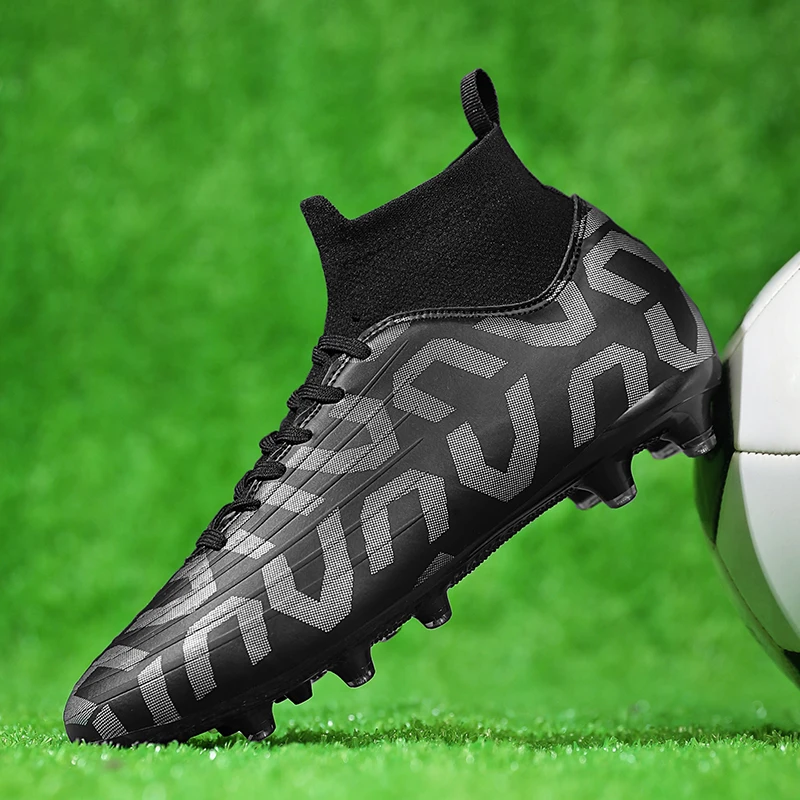 

Men's Football Boots Soccer Shoes Society AG/TF Grass Anti-Slip Outdoor Sport Training Cleats Futsal Sneakers Chuteira de campo