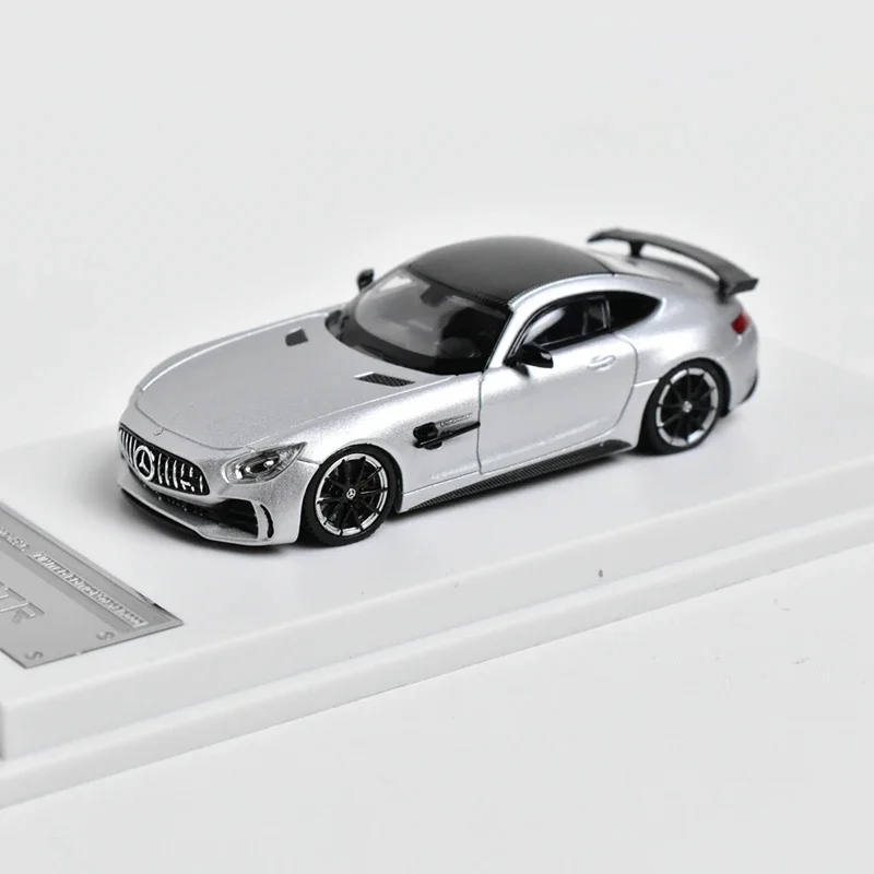 Diecast Auto Modell MJ 1/64 Benz AMG GTR C190 Legierung Auto Modell Spielzeug für Jungen Sammlung Display Hobby Original Box