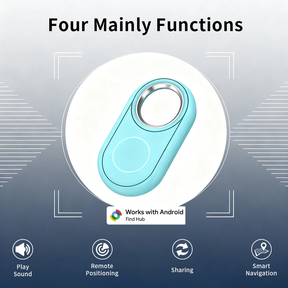 Android Tracker Long-Distance Finder Portable Anti-lost Device for Google's Find Hub App Locate Smart Tag for Pixel Motorola GMS image 6