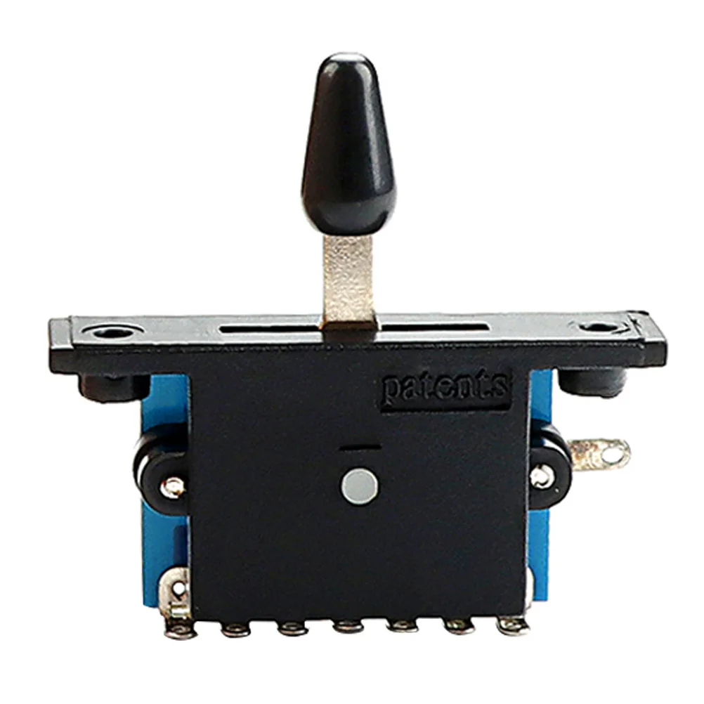 

5-Way Guitar Toggle Switch Metal Pickup Selector Easy Installation For Electric Guitars Replacement Alloy Component