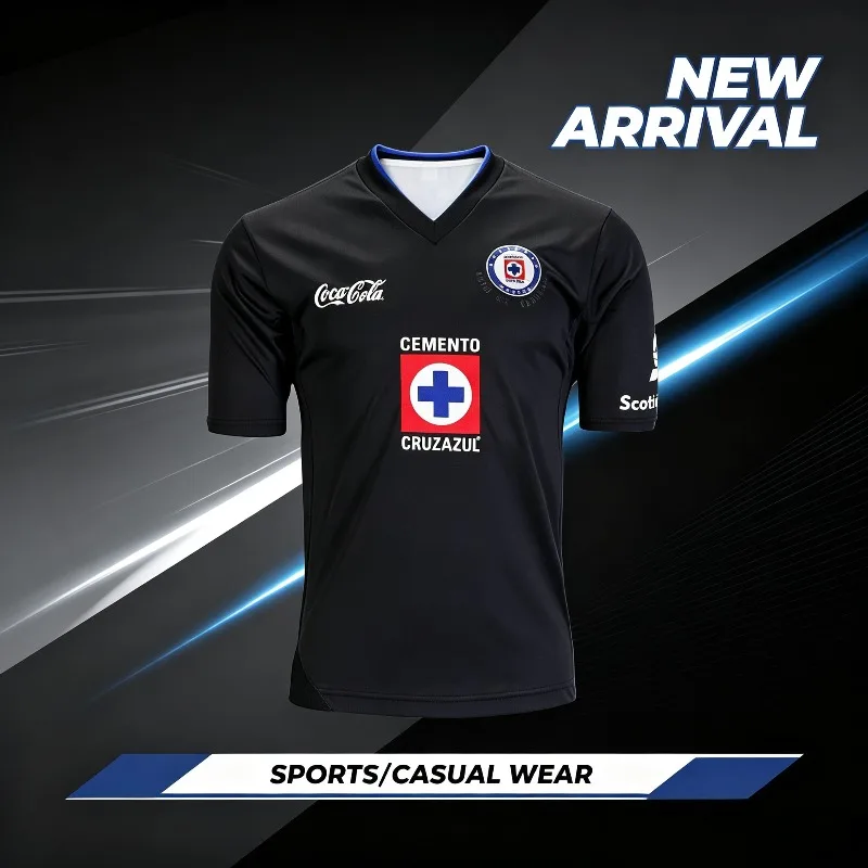 2013 La Máquina Retro Soccer Jersey Mexico Cruz Azul Adults Kids Black Vintage Football Shirt Fan Short Sleeve Sports Uniform
