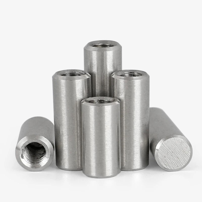 M3 M4 M5 M6 304 Stainless Steel Internal Thread Cylindrical Pin Internal Tooth Positioning Pin with Hole Cylinder GB120