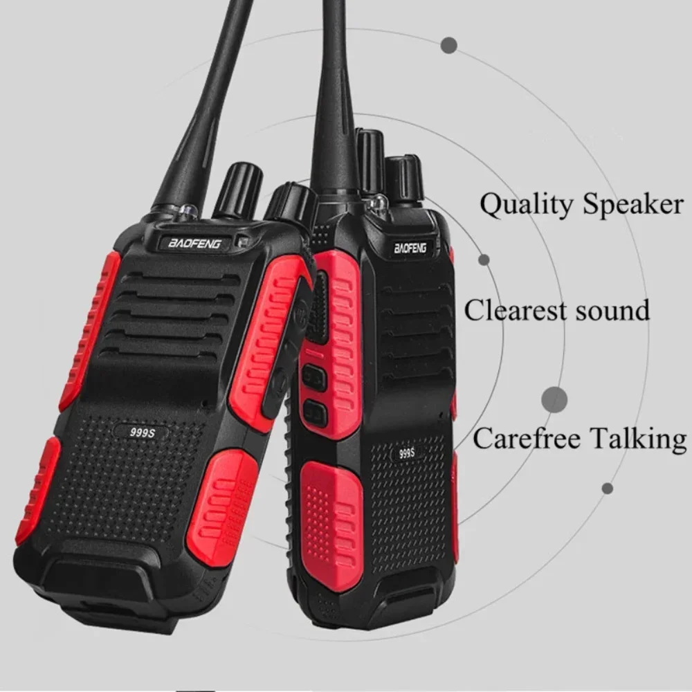 Baofeng BF-999S WalkieTalkie UHF400-470MHz Military Radio Two Way Ham Radio FM Transceiver CB Radios 3-5KM BF999s Update Of 777s