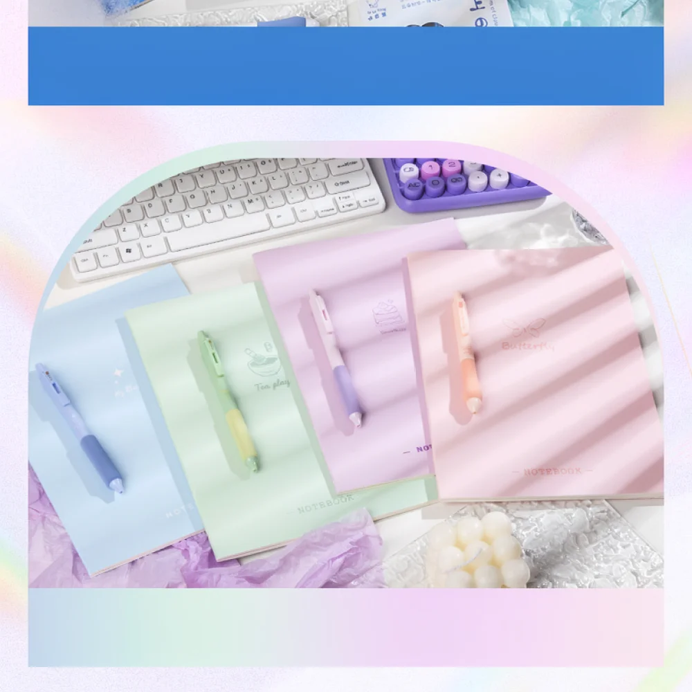 Lined Softcover B5 Journal For Kabaxiong Gradient Notebook Stationery Writing Pad Daily Office Study School Notepad