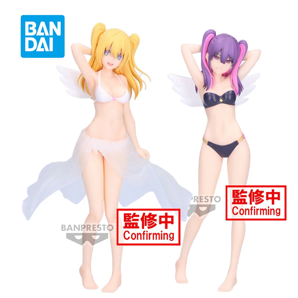 Original Banpresto Glitter Glamours 2.5 Dimensional Seduction Tachibana Mikari Amano Ririsa Swimsuit styling Anime Model Toys