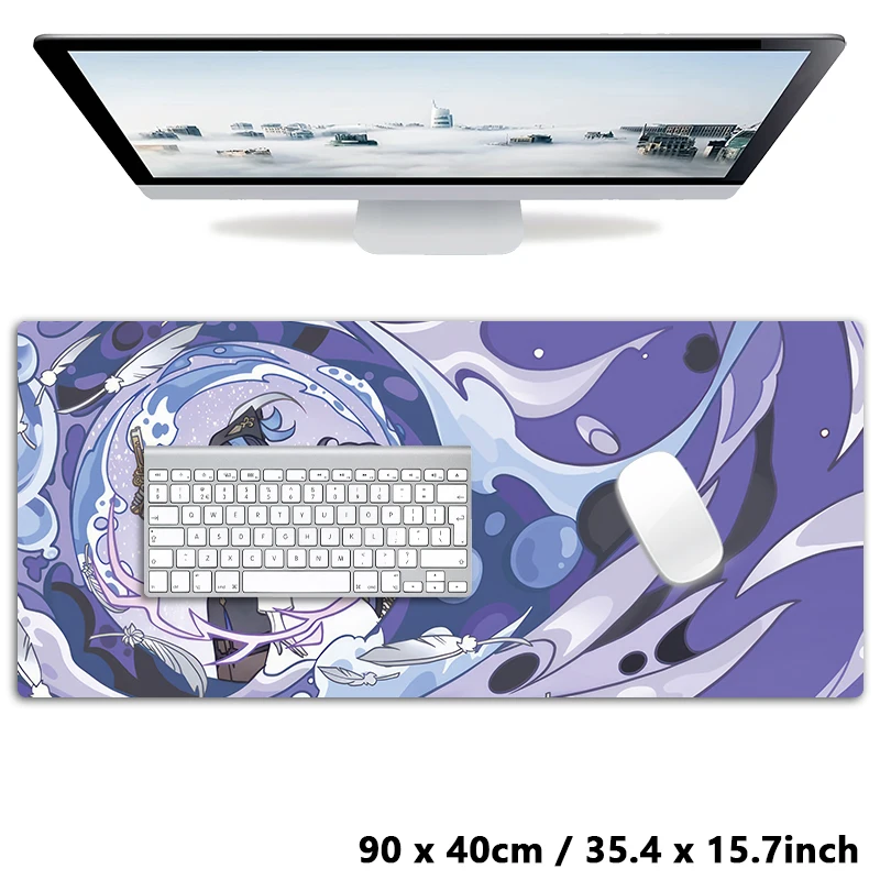 Clorinde Mouse Pad, Anime, Gaming, Big Desk Mat, Large Mousepad, XXL, 900x400, Keyboard Carpet, Desktop mat
