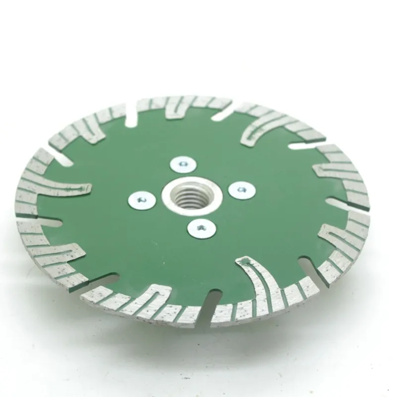 1PC M14 115 125 180 flange guard tooth corrugated plate diamond cutting disc stone material concrete carving grinding saw blade