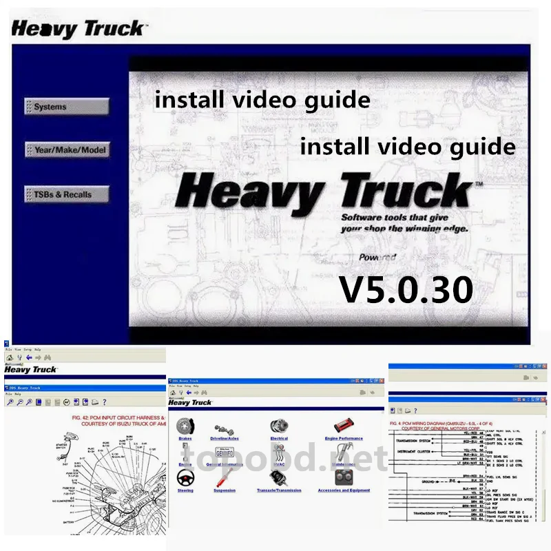 Newest Auto Repair Software Mit.chel Heavy Truck Mit//ChellO/nd5 Heavy Truck Information Service Manuals free help install+video