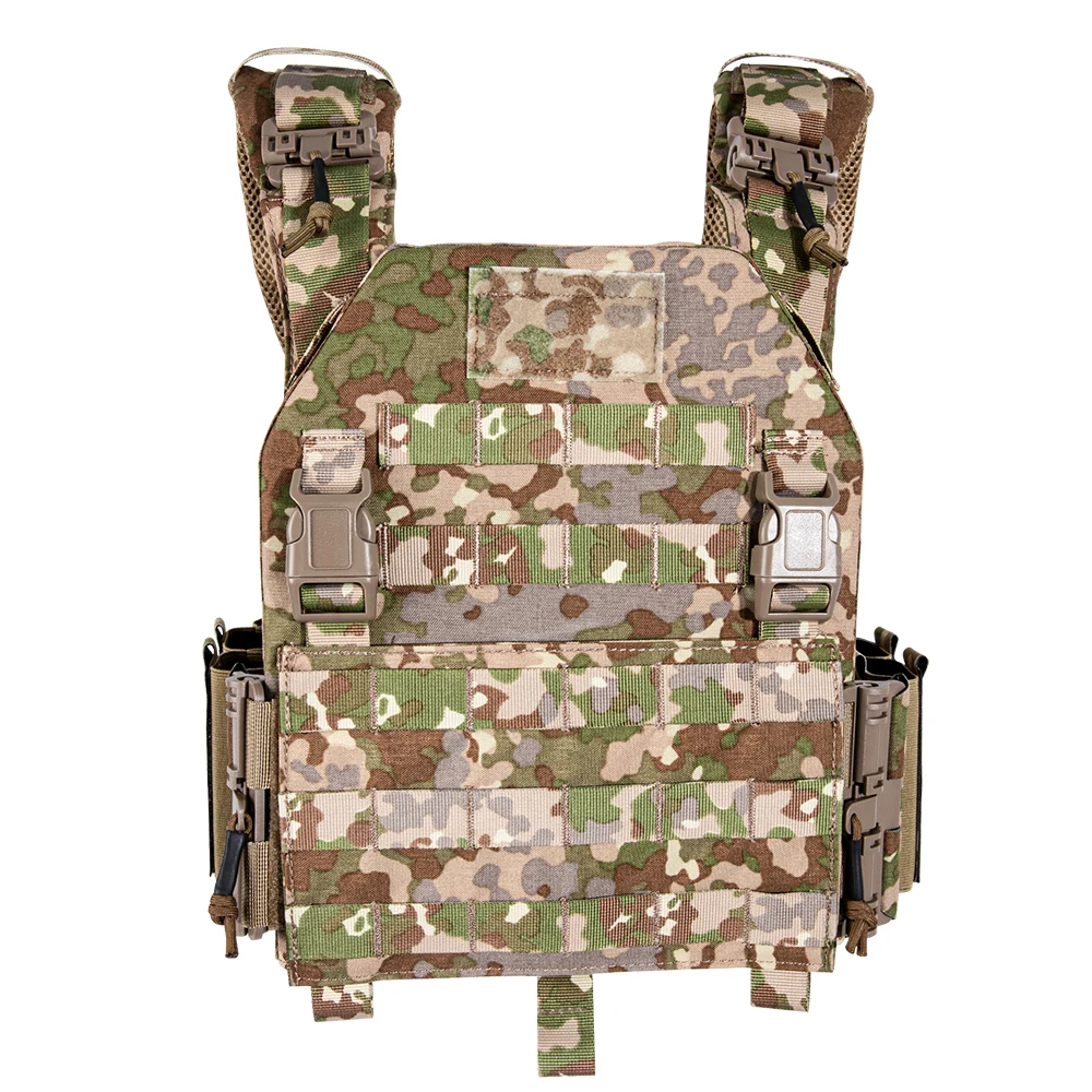 Durban Camouflage Vest Quick Release Molle Tactical Plate Carrier tactical buckle Up Assault Plate Hunting paintball vest