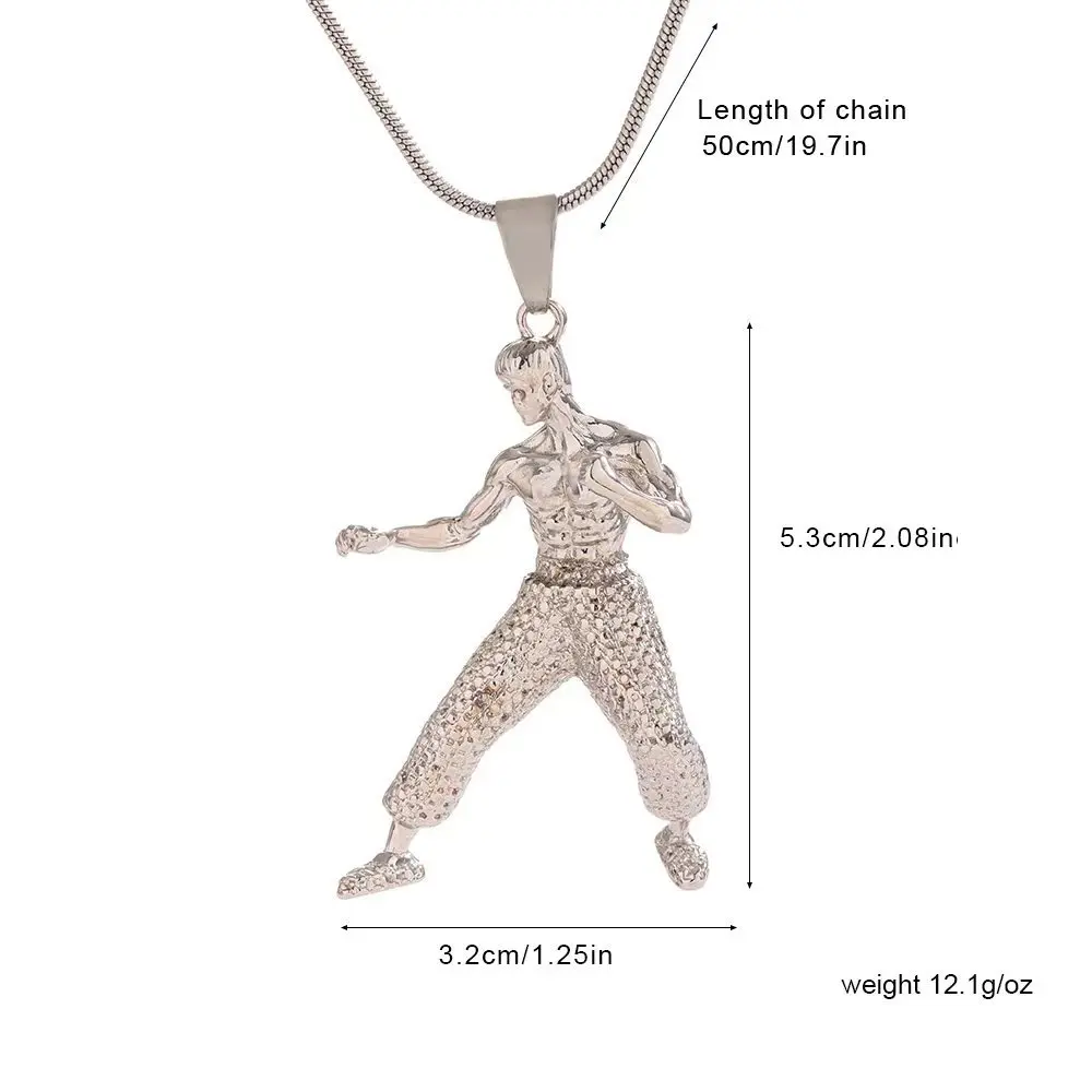 فن القلادة ﻿ التايكوندو الكاراتيه الرجال جيو جيتسو قلادة القلائد فنون الدفاع عن النفس عالية ركلة الرياضة سحر سلسلة الفولاذ المقاوم للصدأ