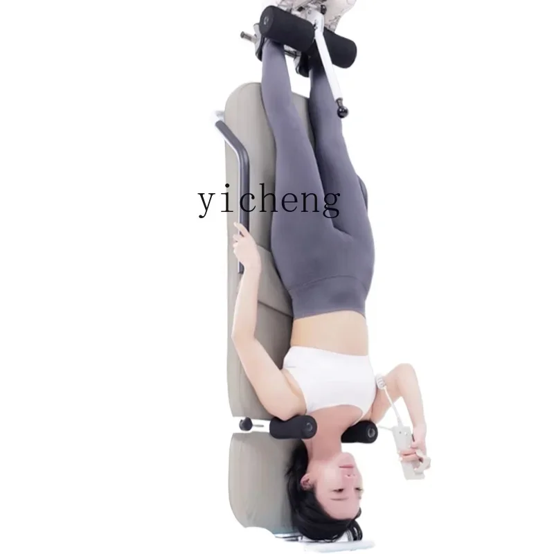 ZF Home Inversion Table Auxiliary Fitness Equipment Waist Cervical Traction Long Height Stretching