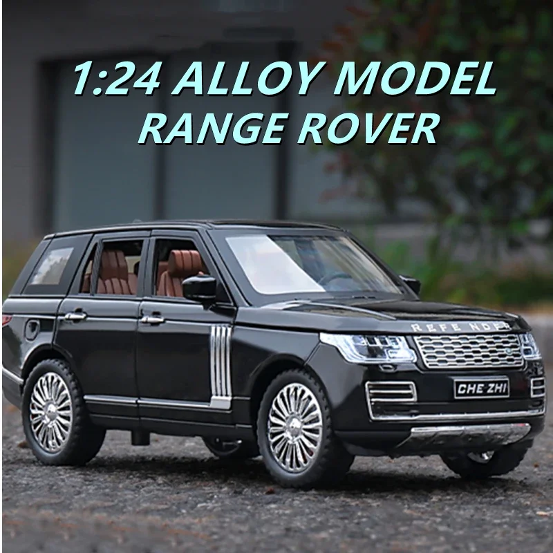 

Модель автомобиля Land Rover Range Rover SUV из сплава, литой и игрушечный металлический внедорожник, модель автомобиля, Коллекционная модель, подарок, 1/24