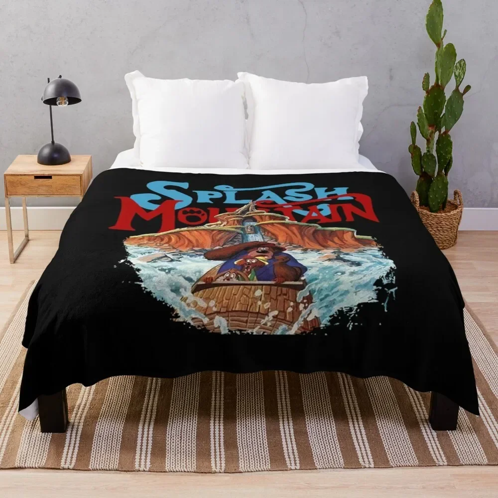 goodbye splash mountain T-Shirt Throw Blanket Decorative Beds Fashion Sofas Kid'S Large Blankets