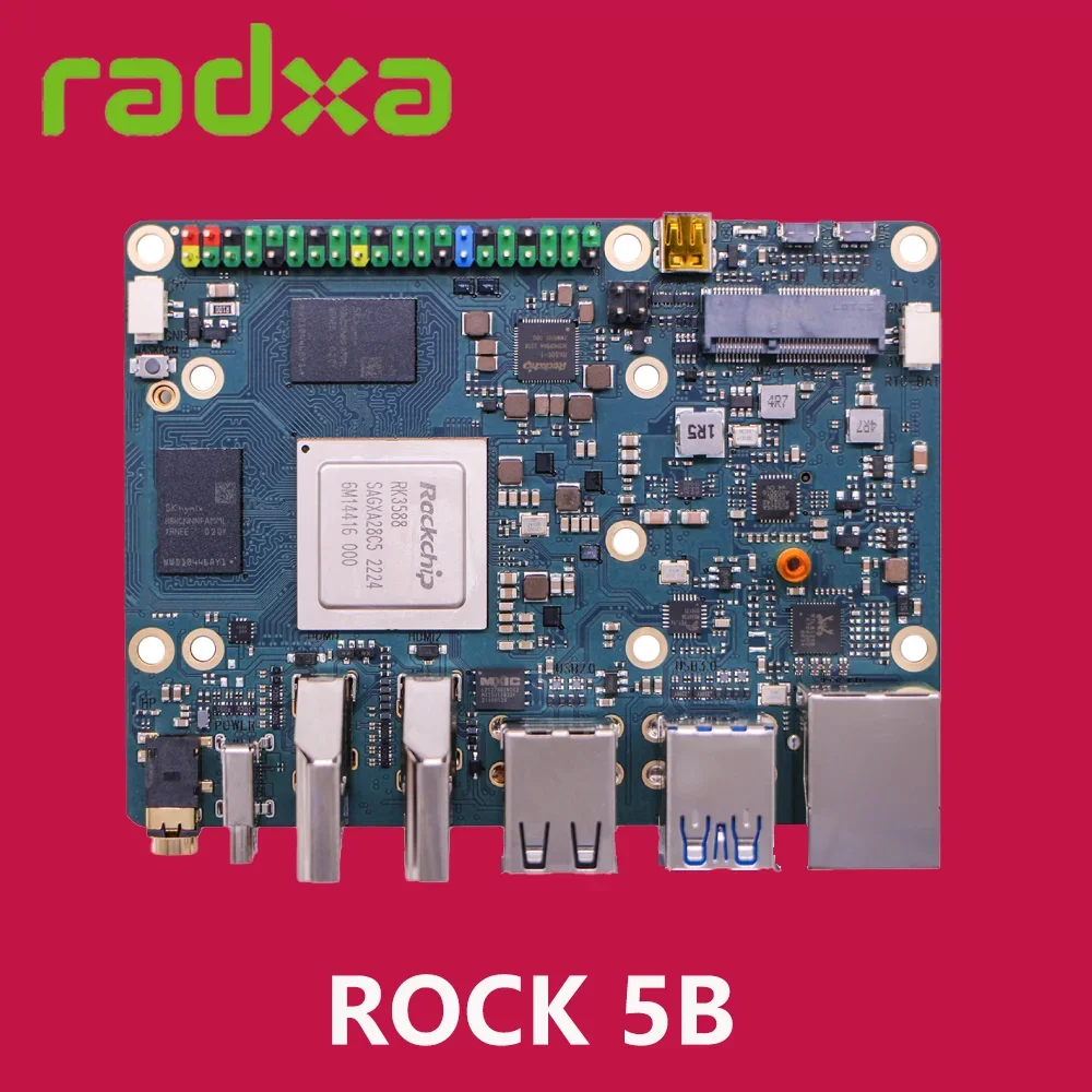 Radxa ROCK 5B Rock 5 Model B Development Board RK3588 Quad Core A76 en Quad Core A55 8K Single Board Computer