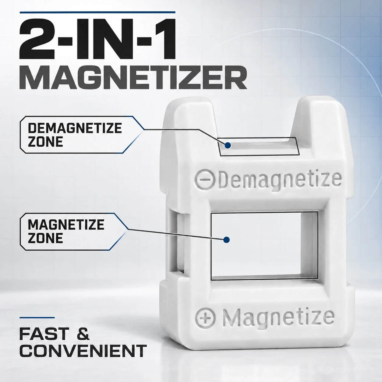 Magnetizer Demagnetizer Tools Portable Screwdriver Bit Magnetizing and Demagnetizing Tool for Hand Drill Bits