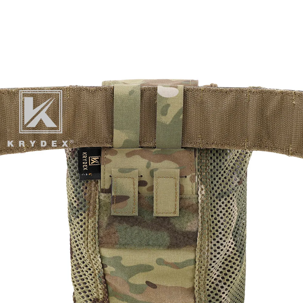 KRYDEX 500D Tactical Molle Mesh Pouch Drop Dump Pouch Foldable Magazine Mag Tool Bag Poly Mesh Multifunction Utility Pack