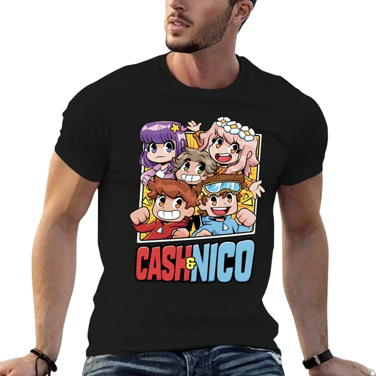 

cash and nico merch T-Shirt funny t shirts cotton man t shirt designer T-Shirt