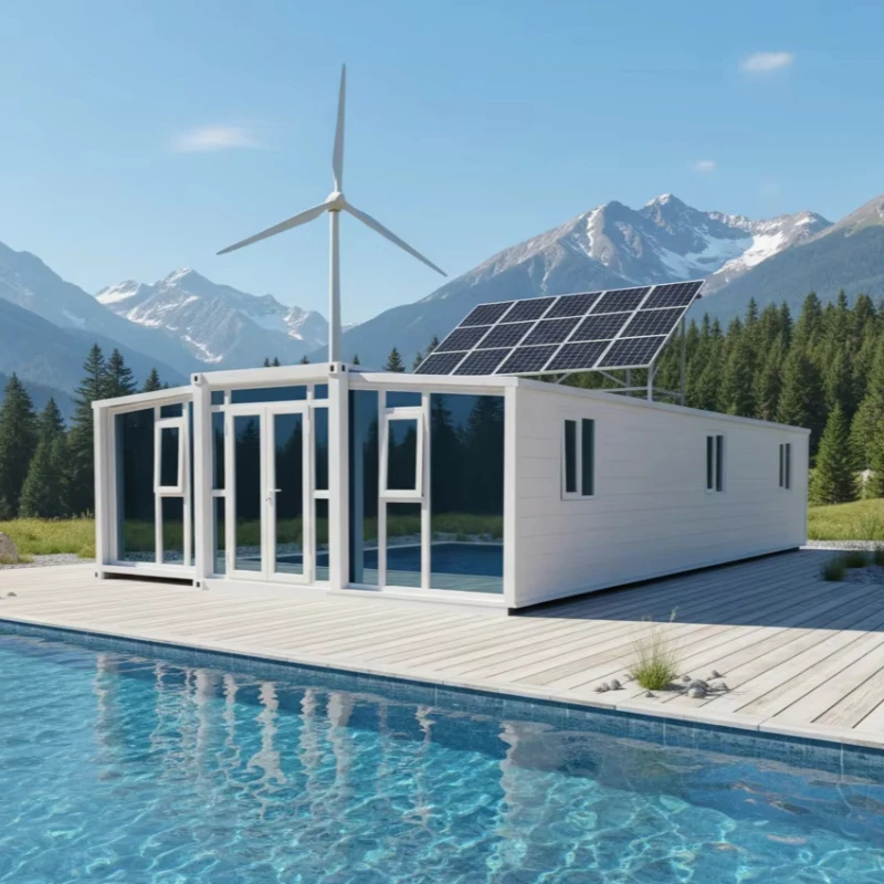 20ft/30ft Contemporary Foldable Expandable Prefab Container House Portable Mobile Tiny Villa 3 Bedroom With Kitchen Dining