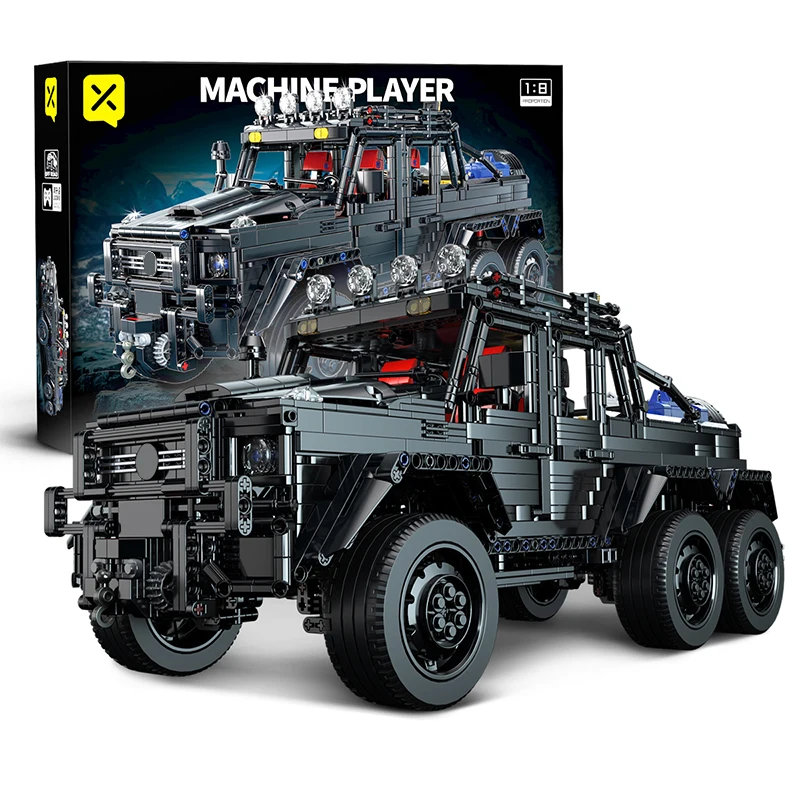 3224PCS Technical Black Off-Road Vehicle Building Blocks Set Adults Assembled Bricks Kit Model Toys Boys Kids Cool Birthday Gift