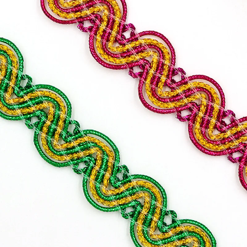 24 ярда/партия, золотистые/серебристые Розы