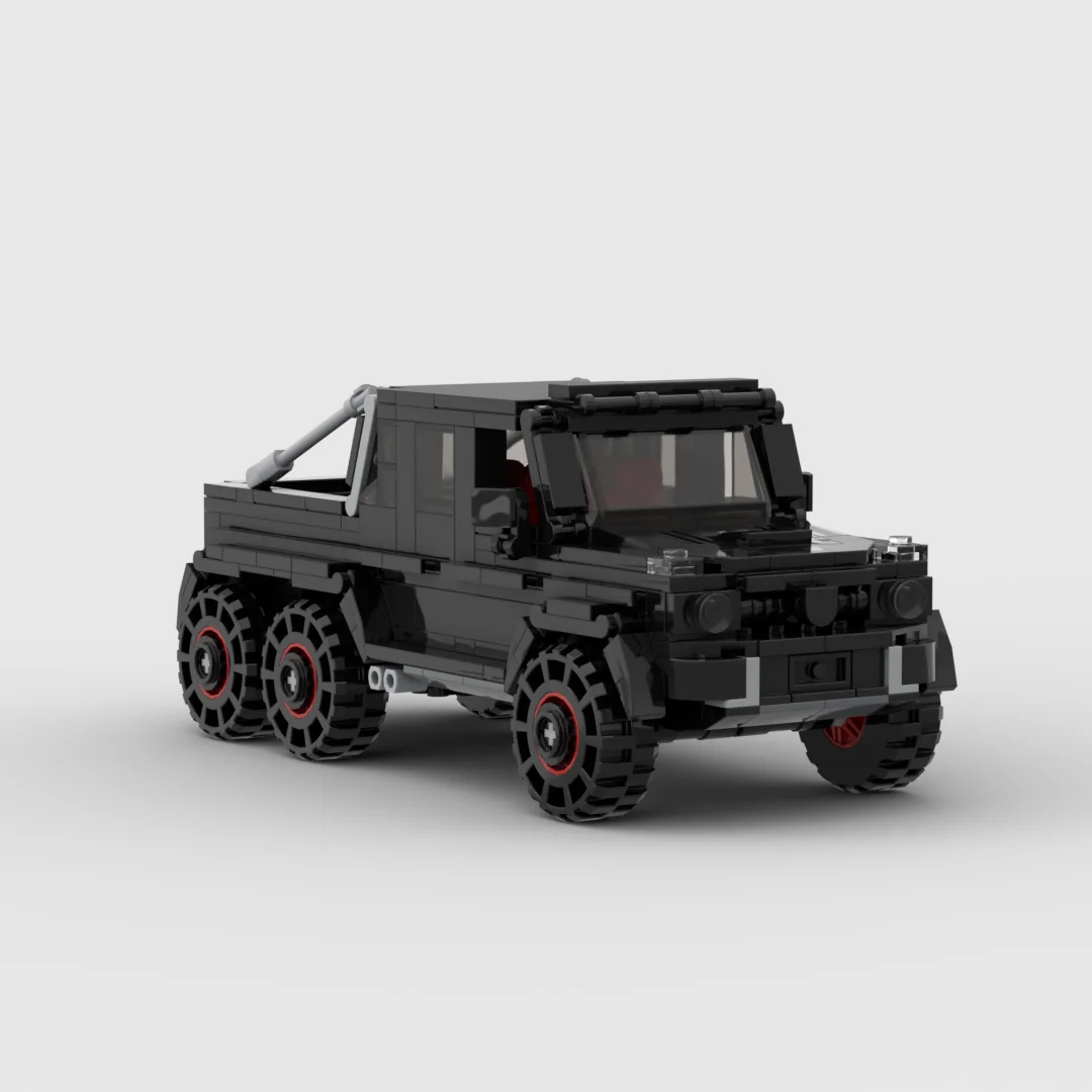 

Hot Bens G63 6X6 Wheels Vehicle Racer Building Blocks Brick Racing Super Technique Car Creative Garage DIY Toys