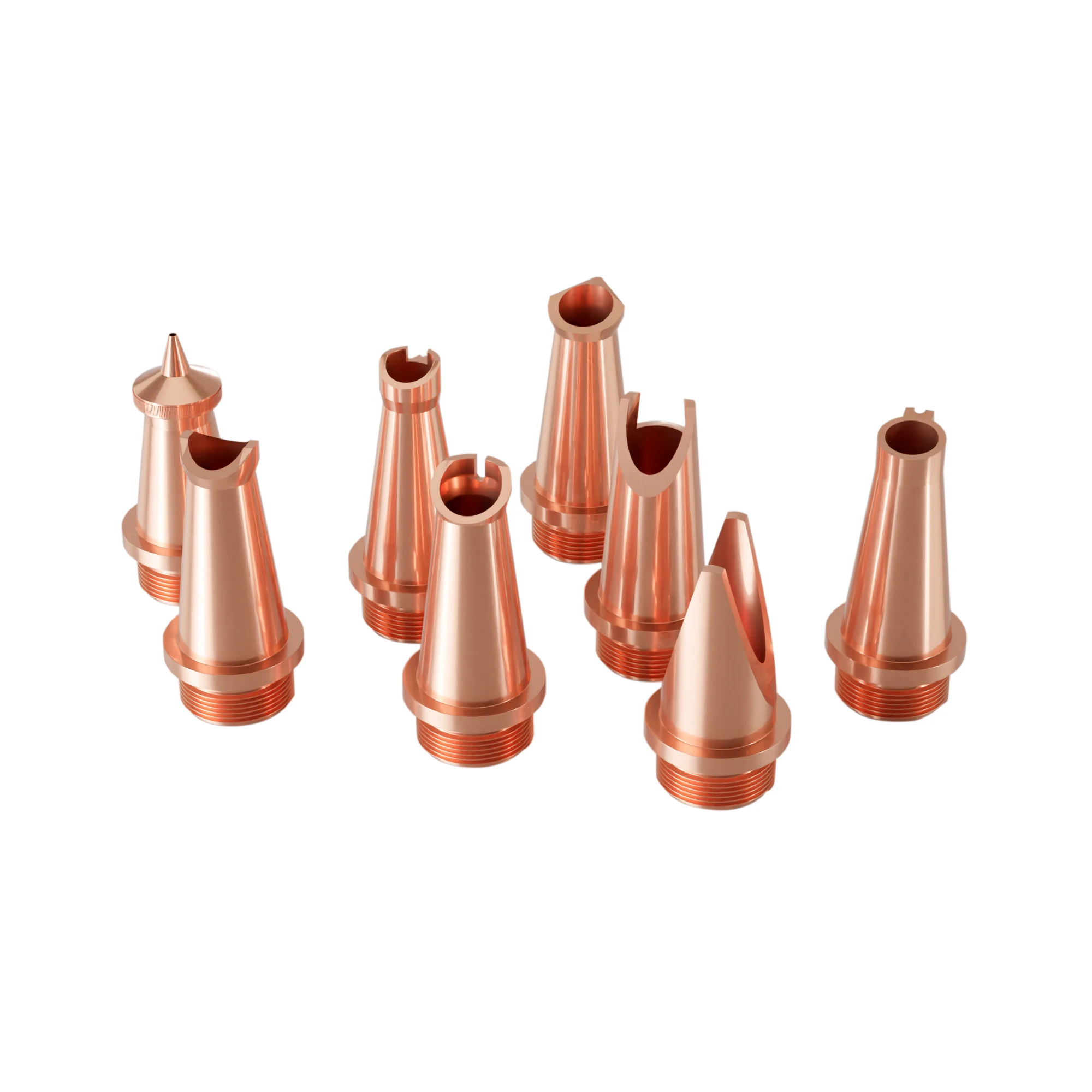 Handheld Copper Welding Nozzles for M8/10/11/13 Laser Cutting New Condition Competitive Price for Handheld Welding Machine