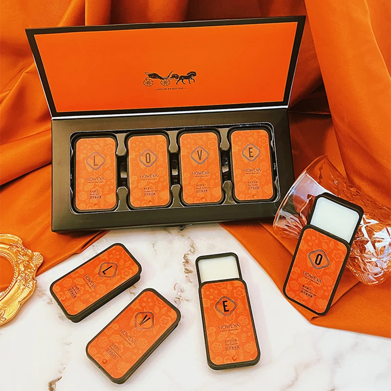 4pcs Solid Perfume Set, Floral - Perfume Fragrance Gift Set recension och pris