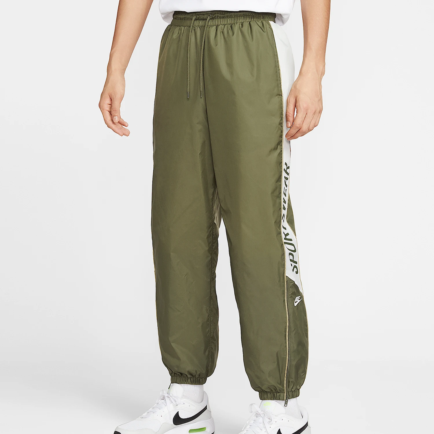 

Оригинальные новые мужские спортивные повседневные плиссированные брюки Nike HJ2245-222