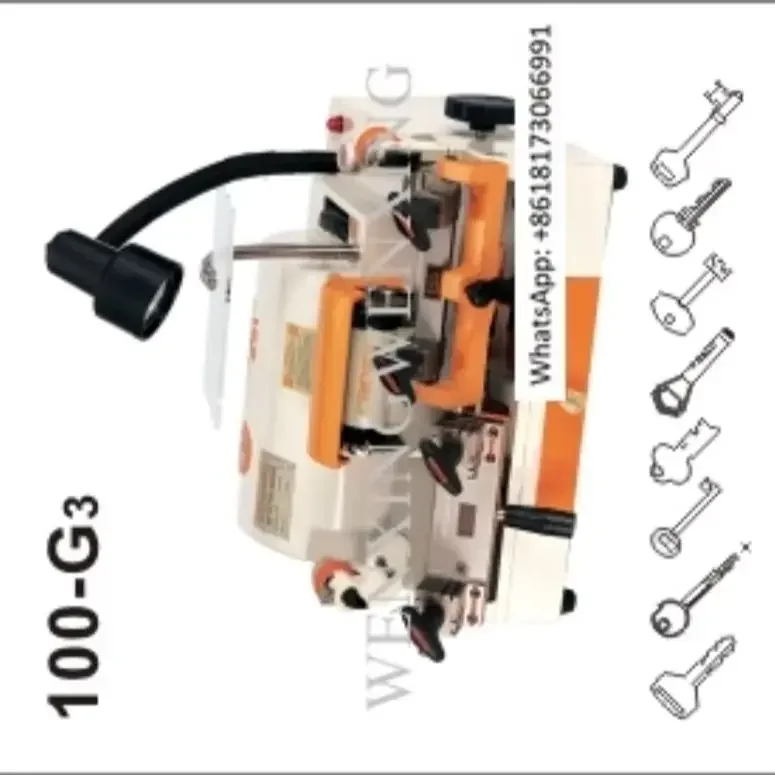 

Wenxing 100G3 Advanced Multifunctional Double Head Manual Feed Key Duplicating Machine, Horizontal