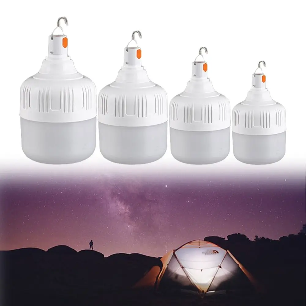 Hook Up LED Lamp Bulbs High Brightness Portable Emergency Light White Light USB Rechargeable Night Lights for Camping Fishing