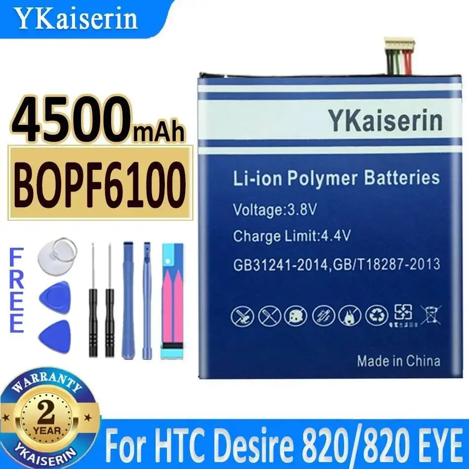 

4500Mah BOPF6100 Lightweight Long-Lasting Performance For Htc Desire 820 Eye D820u 820Q D820t Mobile Phone Battery