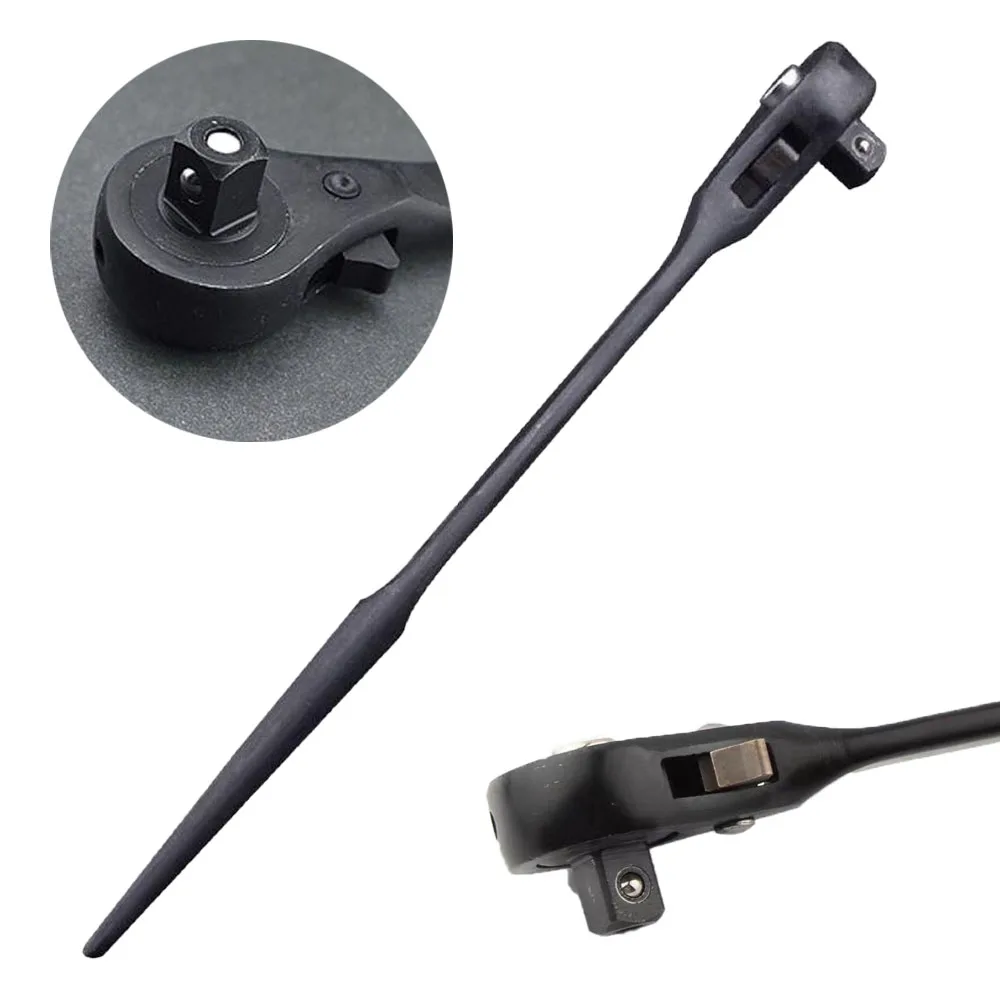 

‎‎ 1/2 Square Head Ratchet Quick Release Spanner Mechanical Tire Breaker Bar Lever Lug Nut Socket WrenchPoint Tail Repair Tool