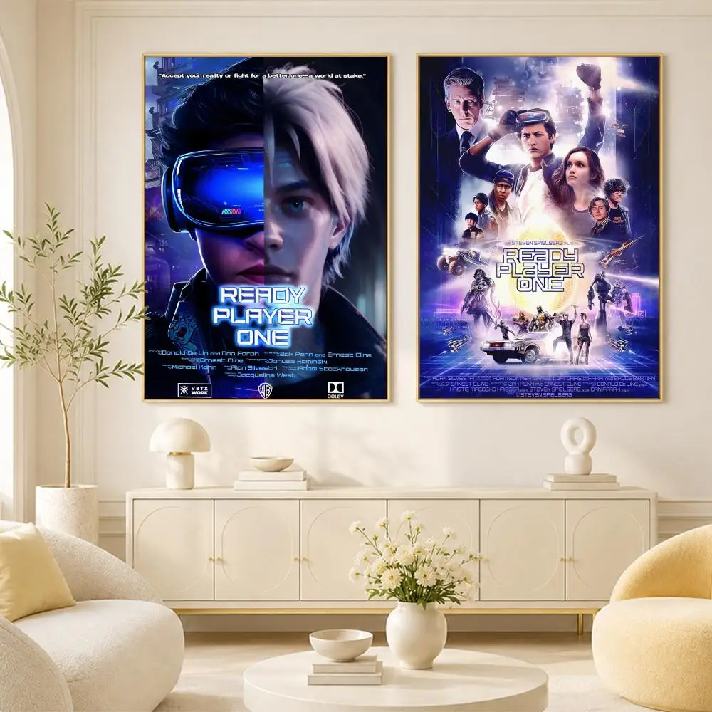 Ready Player One Remakes Movie Poster Room Home Decoration Interior Wall Art Printing Garage Posters Gift